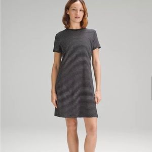 Lululemon striped t shirt dress